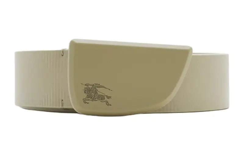 Burberry Shield Logo-engraved Leather Belt