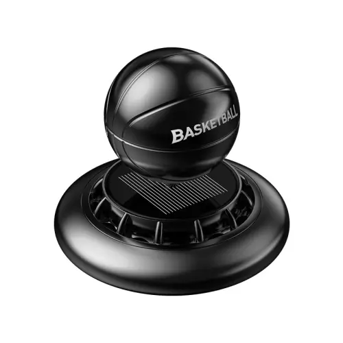 Basketball aromatherapy for auto solar-powered, perfumed perfume with a light fragrance, long lasting light fragrance