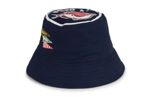 KENZO Cartoon-print Cotton Bucket Hat
