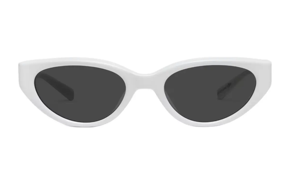 GENTLE MONSTER Oval Sunglasses Unisex White