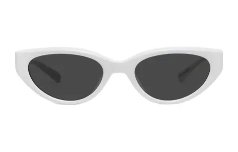 GENTLE MONSTER Oval Sunglasses Unisex White