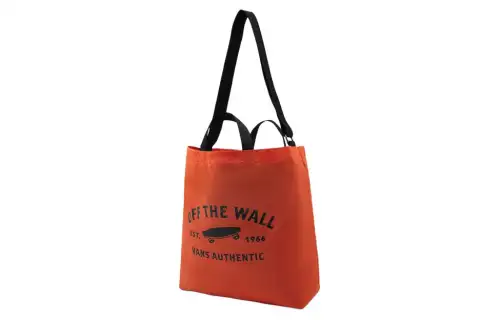 Vans Polyester With Textile Crossbody One Shoulder Handbag Regular Unisex Orange