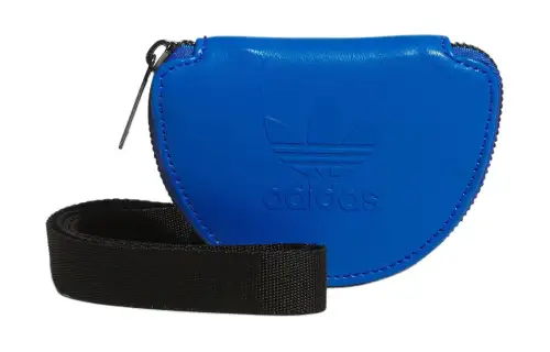 Adidas Originals Polyurethane Coin Purse Small Unisex Blue