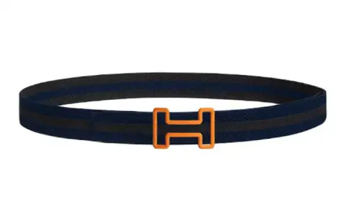 HERMES Stainless Steel, Rubber, Nylon Belts Men's Width 3.2cm