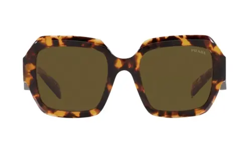 PRADA Biological Acetate Square Sunglasses Women's Tortoiseshell