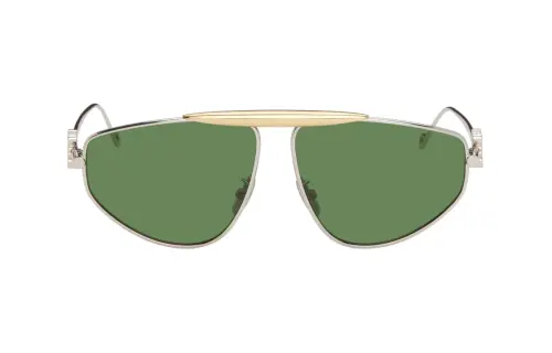 LOEWE Metal Aviator Sunglasses Women's Silver
