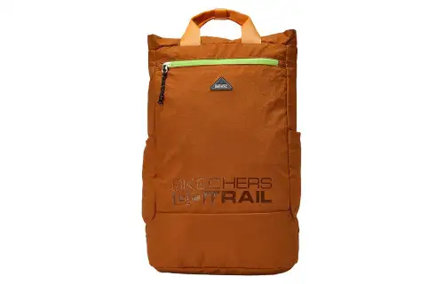 Skechers Fabric Handbag, Backpack, Backpack Regular Unisex Orange