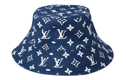 LOUIS VUITTON Monogram Denim Bucket Hats Unisex