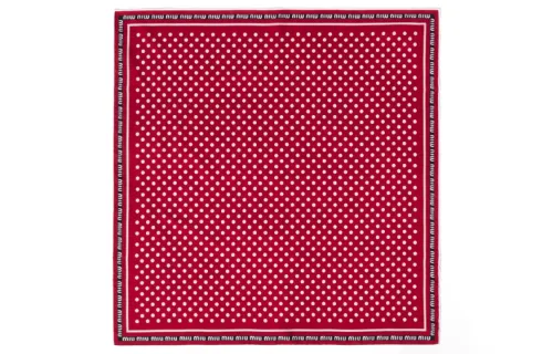 MIU MIU Knit Scarves Women's Red