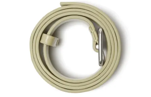 Burberry Solid Color Design, Pin Buckle Leather Belts Women's Beige Width 3CM