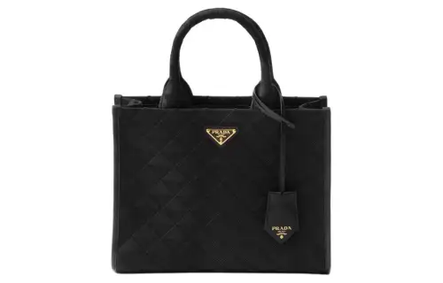 PRADA Fabric Shoulder Bag, Crossbody Bag, Handbag Medium Women's Black