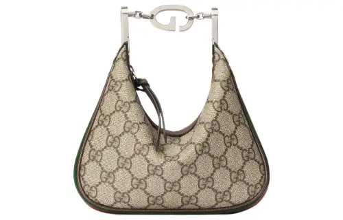 GUCCI Canvas Handbag Mini Women's Brown