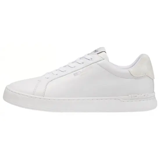 COACH Clip Low Top Skateboard Shoes Men's White