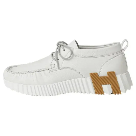HERMES Men's Casual Shoes Men Low-Top Gray