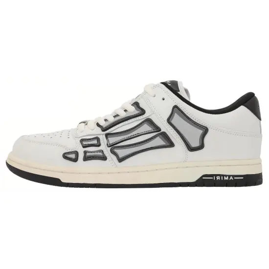 AMIRI Skel Low Top White Black