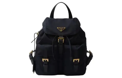 PRADA Re Nylon Recycled Nylon Backpack Small Women's Marine Blue