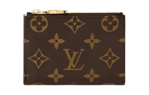LOUIS VUITTON Monogram Coated Canvas Wallet Women's Light Green