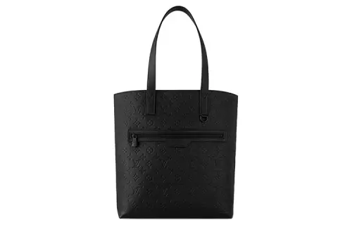 LOUIS VUITTON Excursion Leather Handbag Women's Black