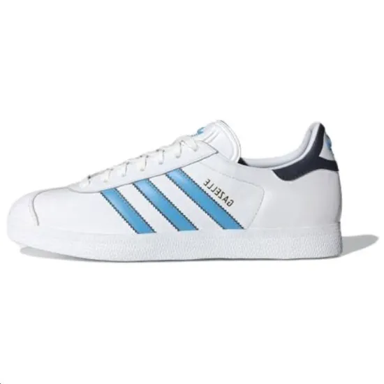 Adidas Originals Gazelle White Semi Blue Burst