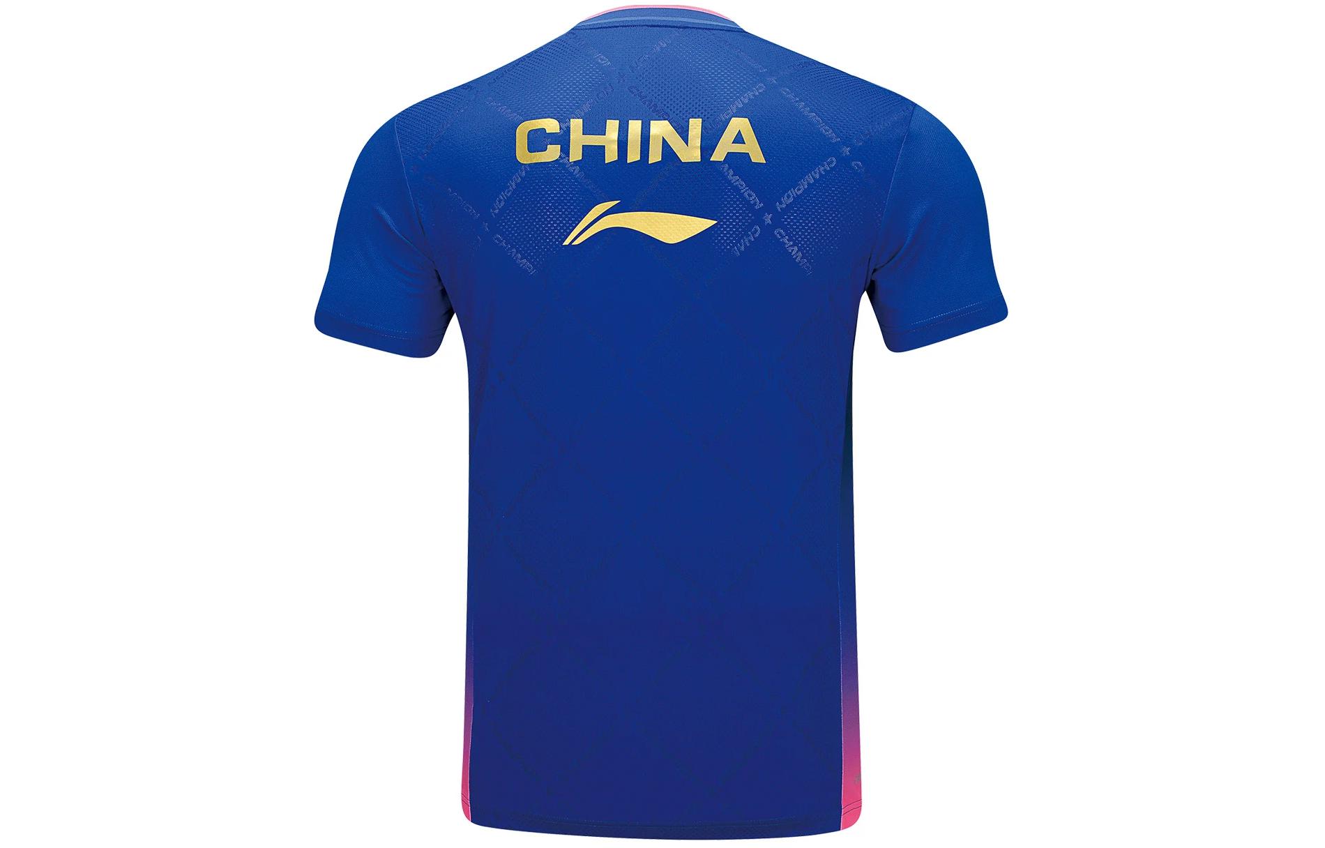 Li Ning Table Tennis Collection T Shirt Unisex Dream Blue