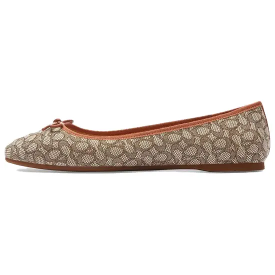 COACH Abigail Monogram Ballerina Shoes