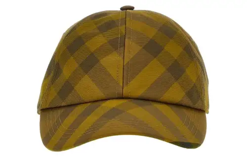 Burberry Check Printed Baseball Cap