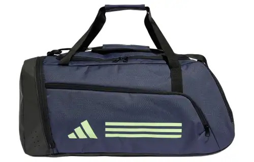 Adidas Essential Recycled Material One Shoulder Handbag, Travel Bag Regular Unisex Dark Navy Blue & Light Green