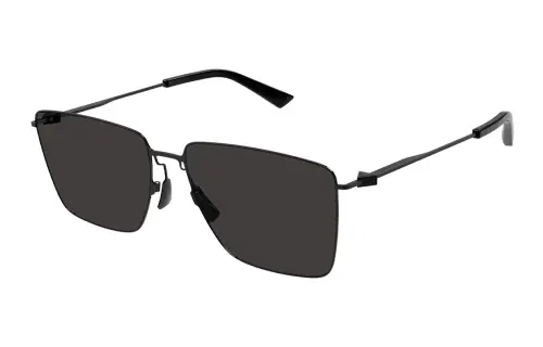 Bottega Veneta Rectangular Sunglasses Unisex Black
