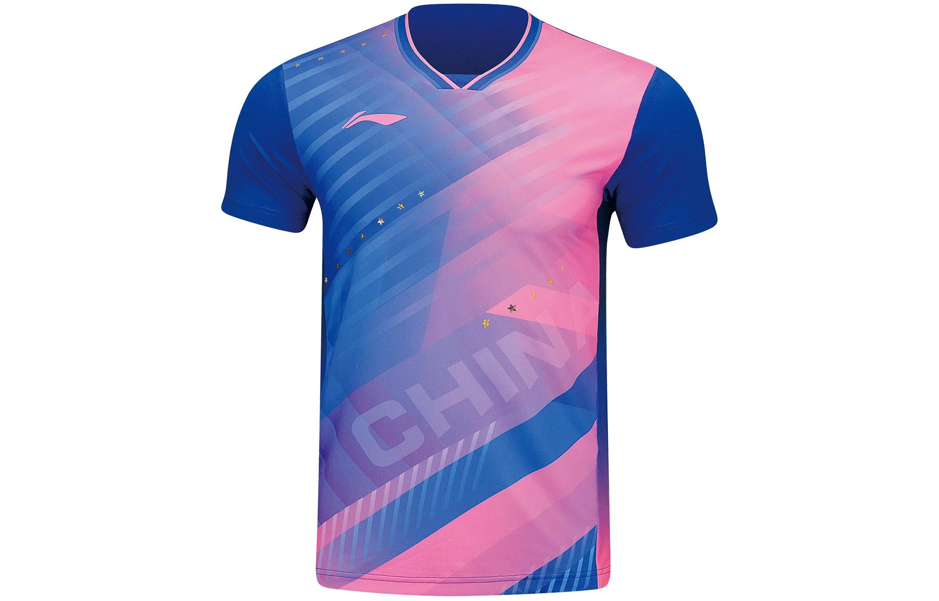 Li Ning Table Tennis Collection T Shirt Unisex Dream Blue