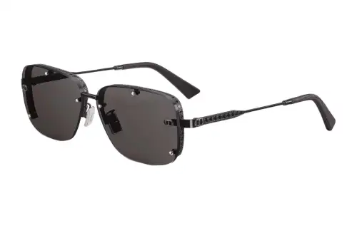 DIOR Metal Rubber Butterfly Sunglasses Men's Black