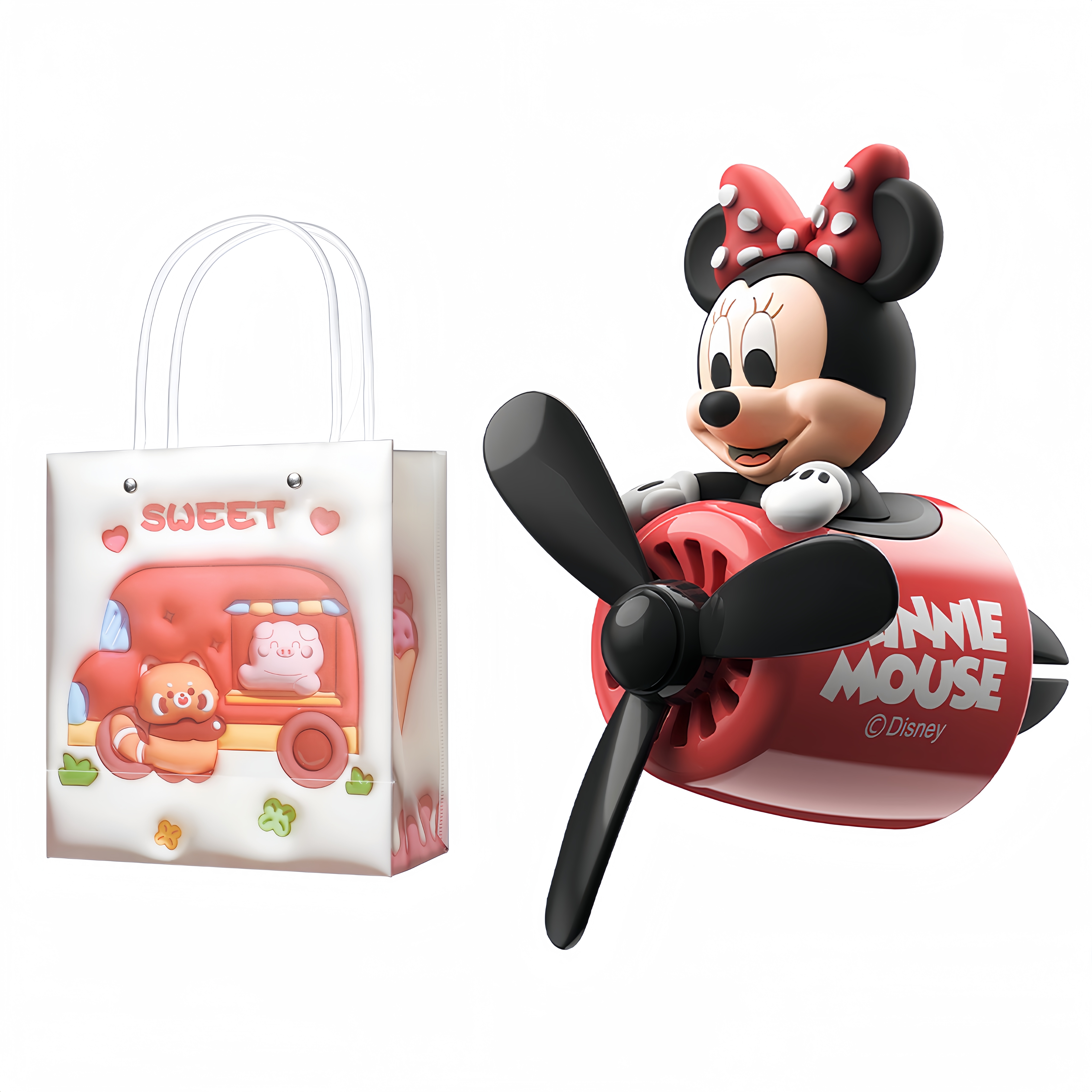 Disney Disney, rotating airplane, cartoon cute aromatherapy for auto, high quality nail decoration, pendant, fresh perfumed perfume