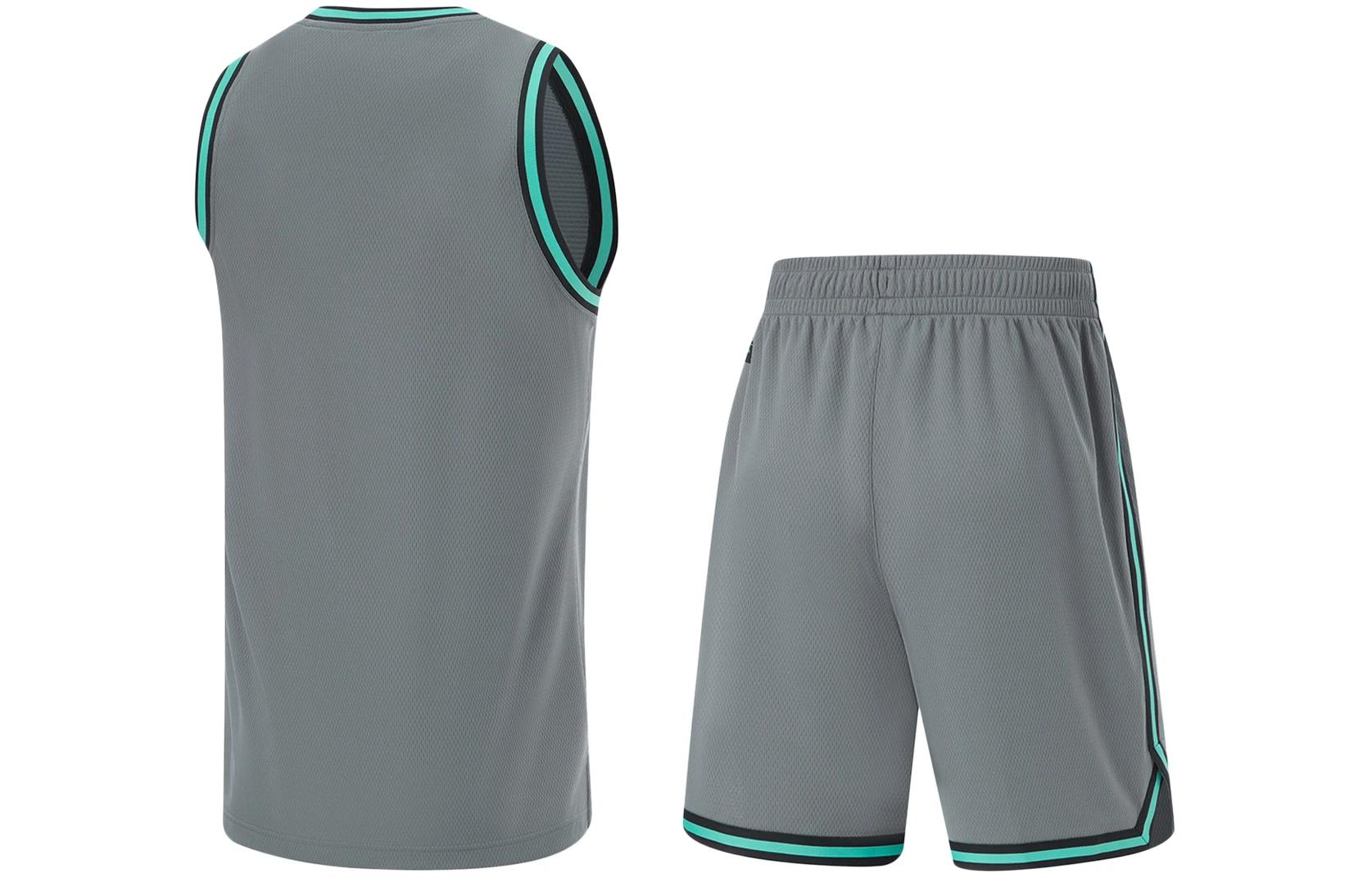 Li Ning CBA Basketball Suit Men’s Shadow Gray