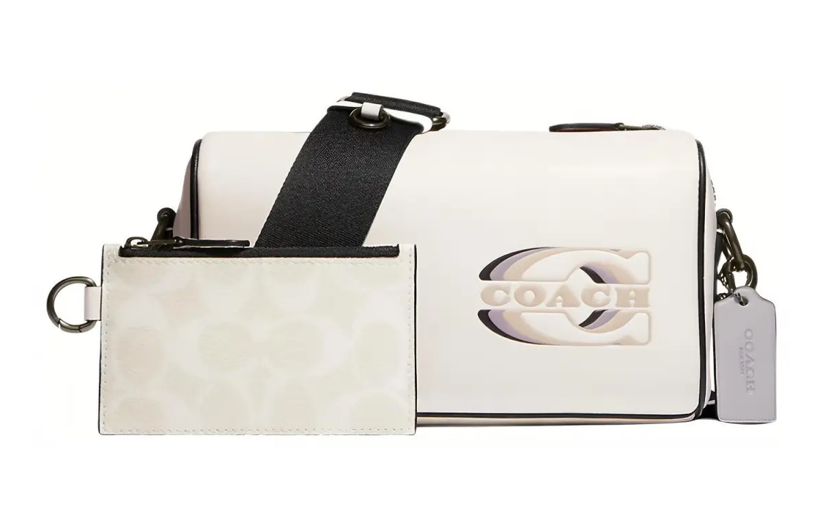 COACH With Cow Leather And PVC Crossbody Bags Small Men's White