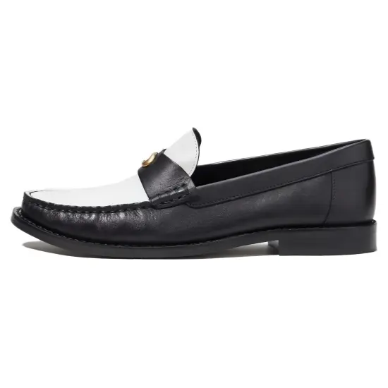 COACH Jolene Logo-plaque Leather Loafers