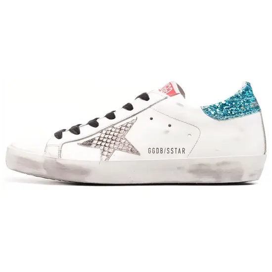 Golden Goose Super-Star Skateboard Shoes Women's Low-top White/green