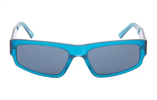 Balenciaga Irregular Shape Sunglasses Men's Blue