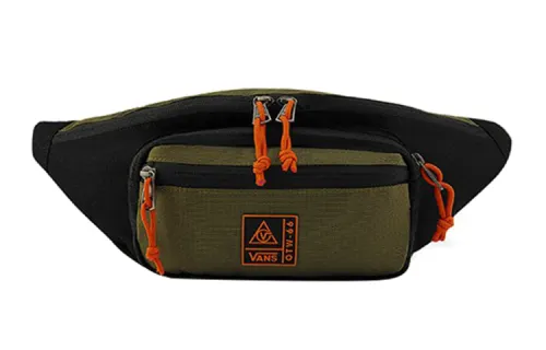 Vans Polyester Crossbody Bag, Fanny Pack Regular Unisex Army Green