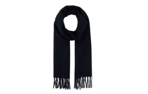 Prada Fringe-Detailed Knitted Scarf