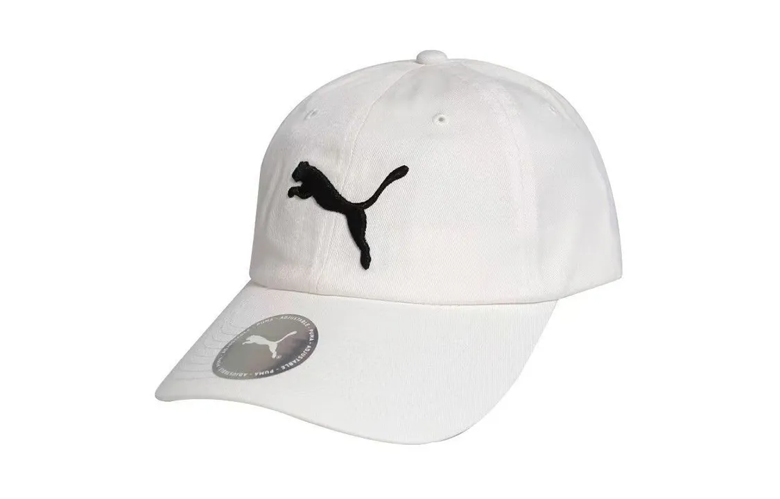 PUMA Cotton Baseball Caps Unisex White