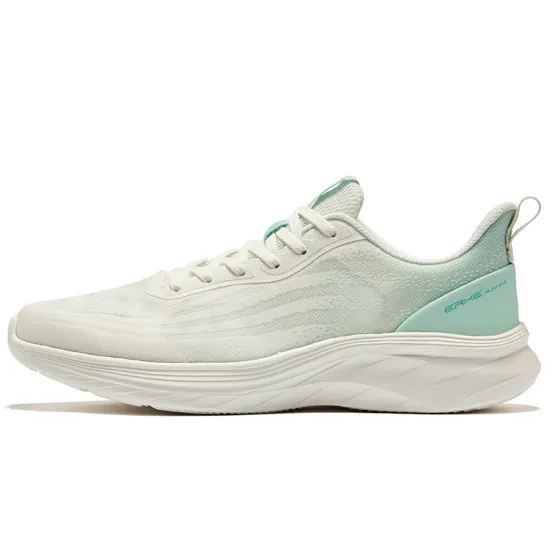 Erke Running Shoes Men Low-Top Microcrystal White Diamond Green