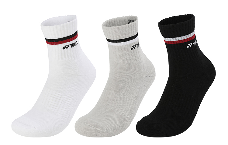 YONEX Mid Calf Socks Men’s 3 Pack