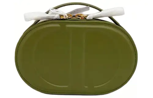 DIOR Cow Leather Crossbody Bag, Shoulder Bag Women's Green