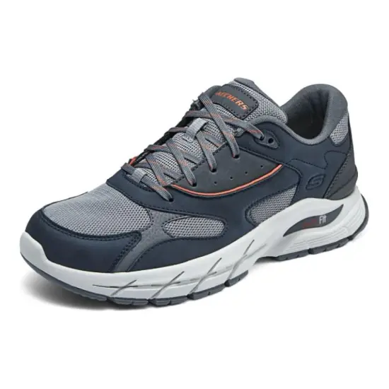 Skechers Casual Shoes Men Low-Top Blue Gray