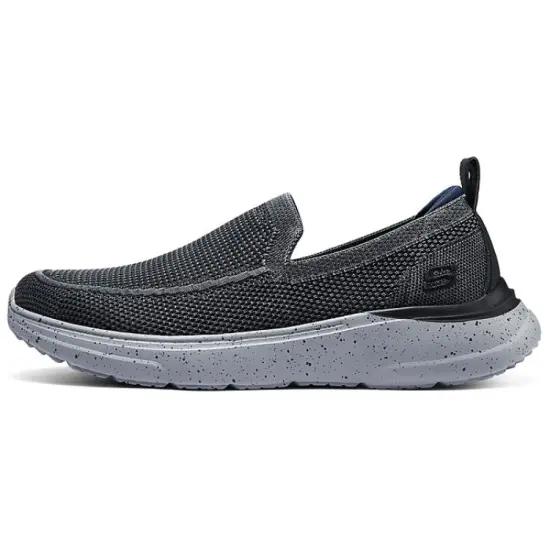 Skechers Anti-Slip Wear-Resistant Breathable Quick Dry Low-Top Casual Shoes Men's Black