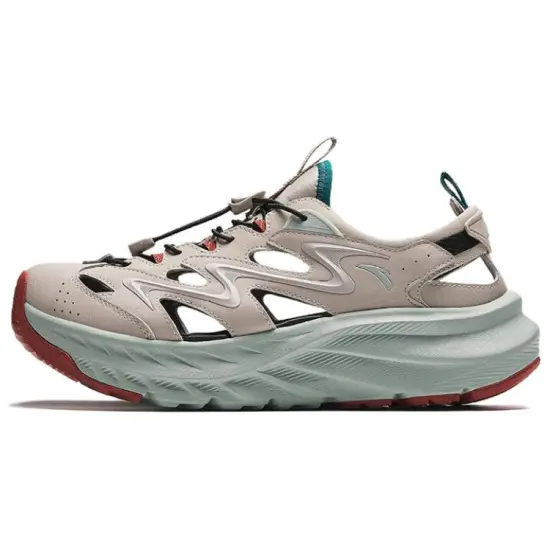 ANTA Life Collection River Trekking Shoes Men Gray Green