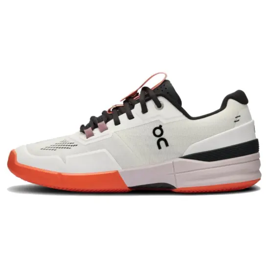 FEIDELEI x On THE ROGER Clay Cushioning Anti-Slip And Wear-Resistant Low-Top Tennis Shoes Women's White Pink
