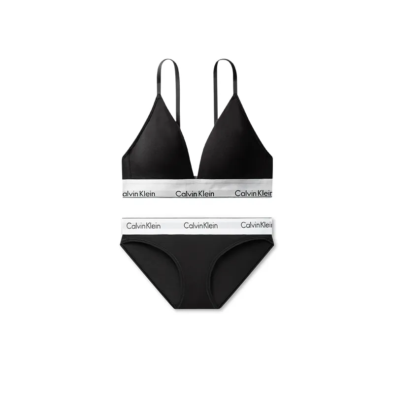 CALVIN KLEIN Underwear Set Women's Space Black