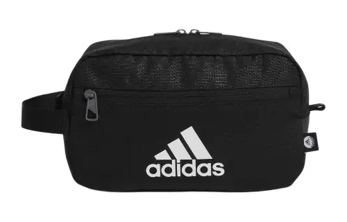 Adidas Recycled Polyester Plain Weave Fabric Clutch Men's Black