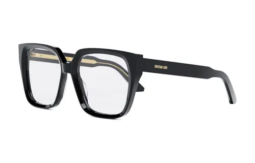DIOR Square Eyeglass Frames Unisex Black