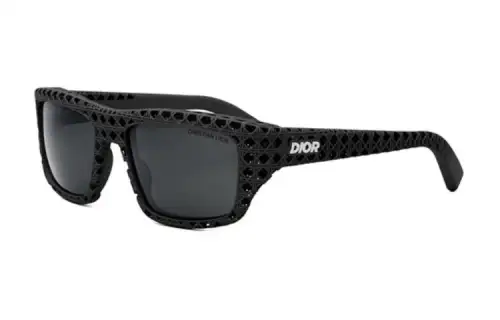 DIOR Rectangular Sunglasses Unisex Black